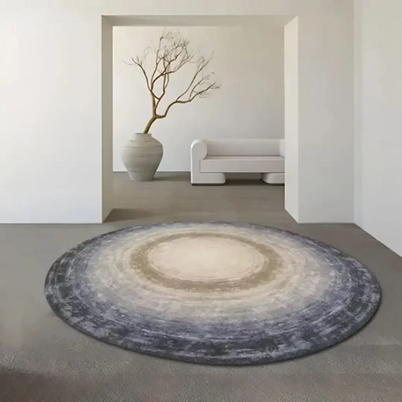 High Quality Modern Hand-Tufted Wool Area Rug Abstract Planetary Sphere Design for Bedroom Living Room Office Car