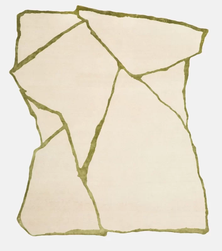 Shape Carpet High End Rugs Designer Form Carpet  Latest Design Hand Knotted Wool Silk Rug