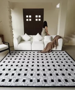 Wool Carpet - Handmade Living Room Rug - Premium Natural Fiber Soft & Durable