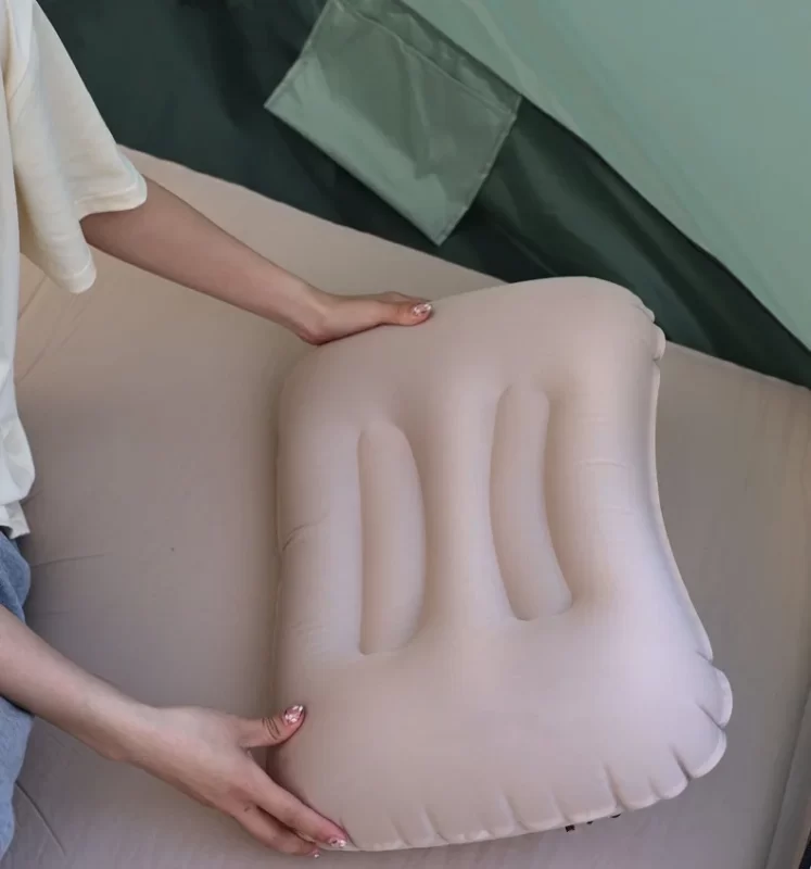 Outdoor Camping Inflatable Pillow Medium Firmness