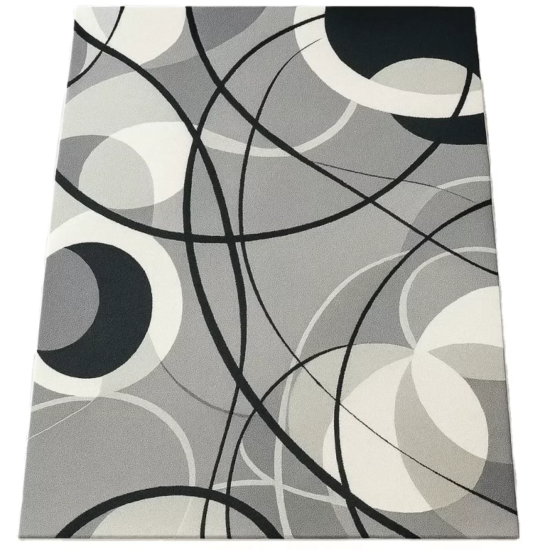 Modern Big Living Room Floral Rug Hand Tufted Sustainable Non-Slip Washable Flat Pile Rectangle Carpet