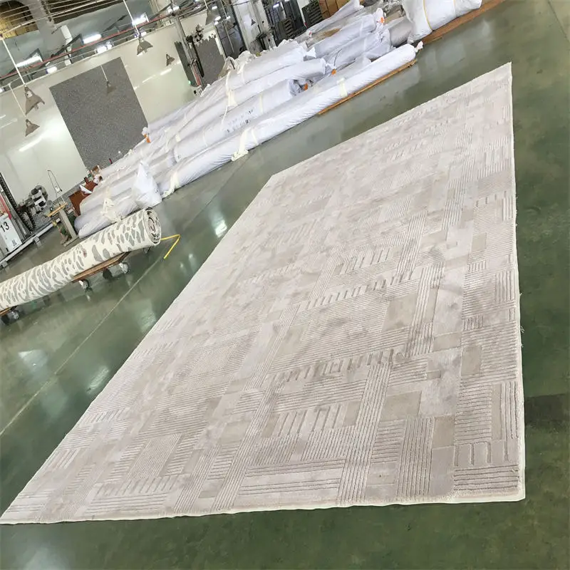 Design Handmade Carpet Natual Wool Silk Rugs Wall to Wall for Home Hotel Villa Floor Decor
