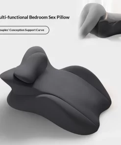 Memory Foam Prone Sleeping Pillow for Adults-Bed Backrest Use Reading Pillow Prone Position Design Moderate Firmness Alien Shape