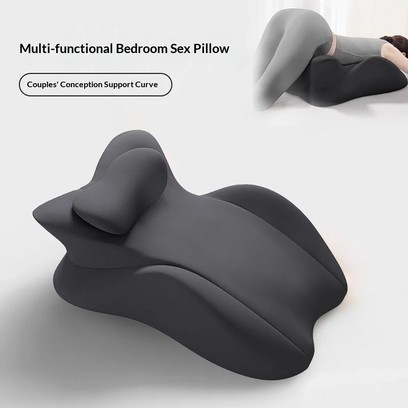 Memory Foam Prone Sleeping Pillow for Adults-Bed Backrest Use Reading Pillow Prone Position Design Moderate Firmness Alien Shape