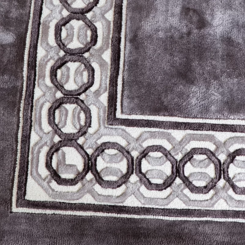 Premium Quality Modern  Made Hand Tufted Non-Slip Heavy Duty Medium Pile Area Rug Carpet Set High End Viscose Floral