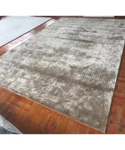 Plain Color Hand Tufted Loop Pile Bamboo Silk Carpet Handmade Non-Slip Eco-Friendly Area Rugs for Living