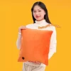 Fast Heating Wireless Film Smart Battery Powered Filling Lightweight Removable Cover Outdoor Heating Pillow Cushions Pillows