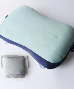 Inflatable Beach Pillow Neck Support Camping Pillow Portable Pool Lounger Lightweight Air Pillow for Travel Outdoor Use