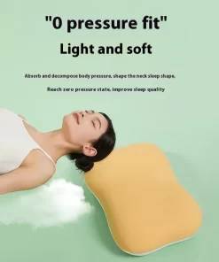 Eco-friendly Oblong Memory Foam Pillow Medium Firmness Cotton Cover 6-8cm Thickness izable 200TC Thread Count