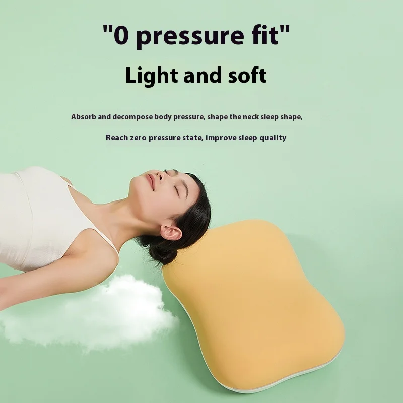 Eco-friendly Oblong Memory Foam Pillow Medium Firmness Cotton Cover 6-8cm Thickness izable 200TC Thread Count