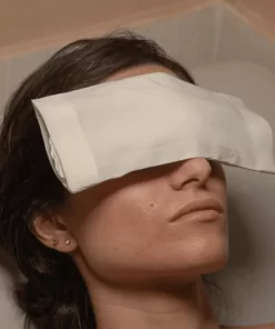 Aromatherapy Face And Neck Pillow 8x20cm Bamboo Peat Filling Cotton Cover Therapy For Relaxation