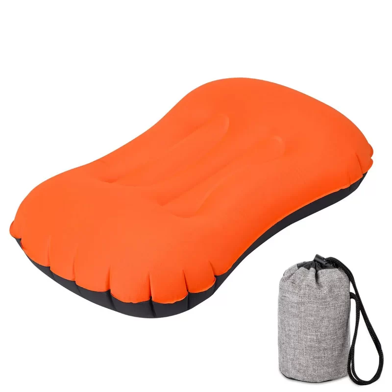 Camping Inflatable Pillow for Backpacking Travel Solid Knitted for Order Over Memory Foam Camping Pillow