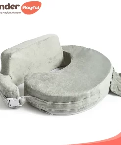 Adjustable High Density Nursing Breastfeeding Pillow for Ultimate Support for Mom & Baby with Handy Side Pocket